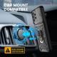 Ударостійкий чохол Camshield Serge Ring для Samsung Galaxy A73 5G Чорний