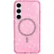 Чохол TPU Eclipse Sparkle (MagFit) для Samsung Galaxy S25 / S24 Pink
