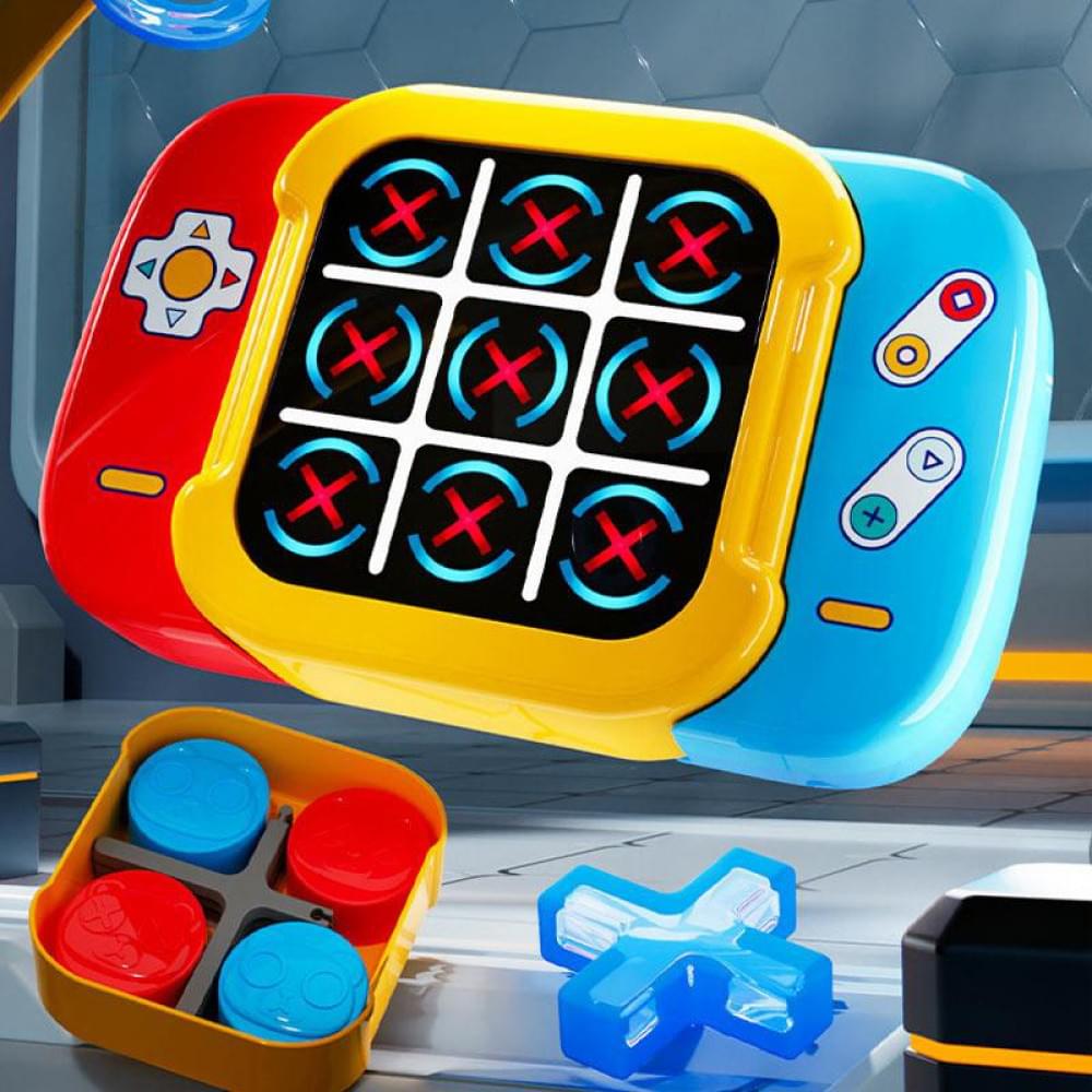 Портативна інтерактивна гра Ummi ME-252 2in1 Electronic Tic-Tac-Toe Yellow
