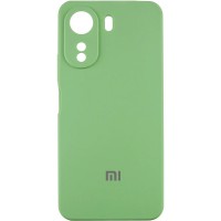 Чохол Silicone Cover Lakshmi Full Camera (AAA) with Logo для Xiaomi Redmi 13C / Poco C65 М'ятний / Mint