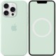 Чохол Silicone case (AAA) with Magsafe and Animation (button) для Apple iPhone 16 Pro (6.3") Aquamarine