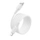 Дата кабель Borofone BX116 Certain USB to MicroUSB 2.4A (1m) White