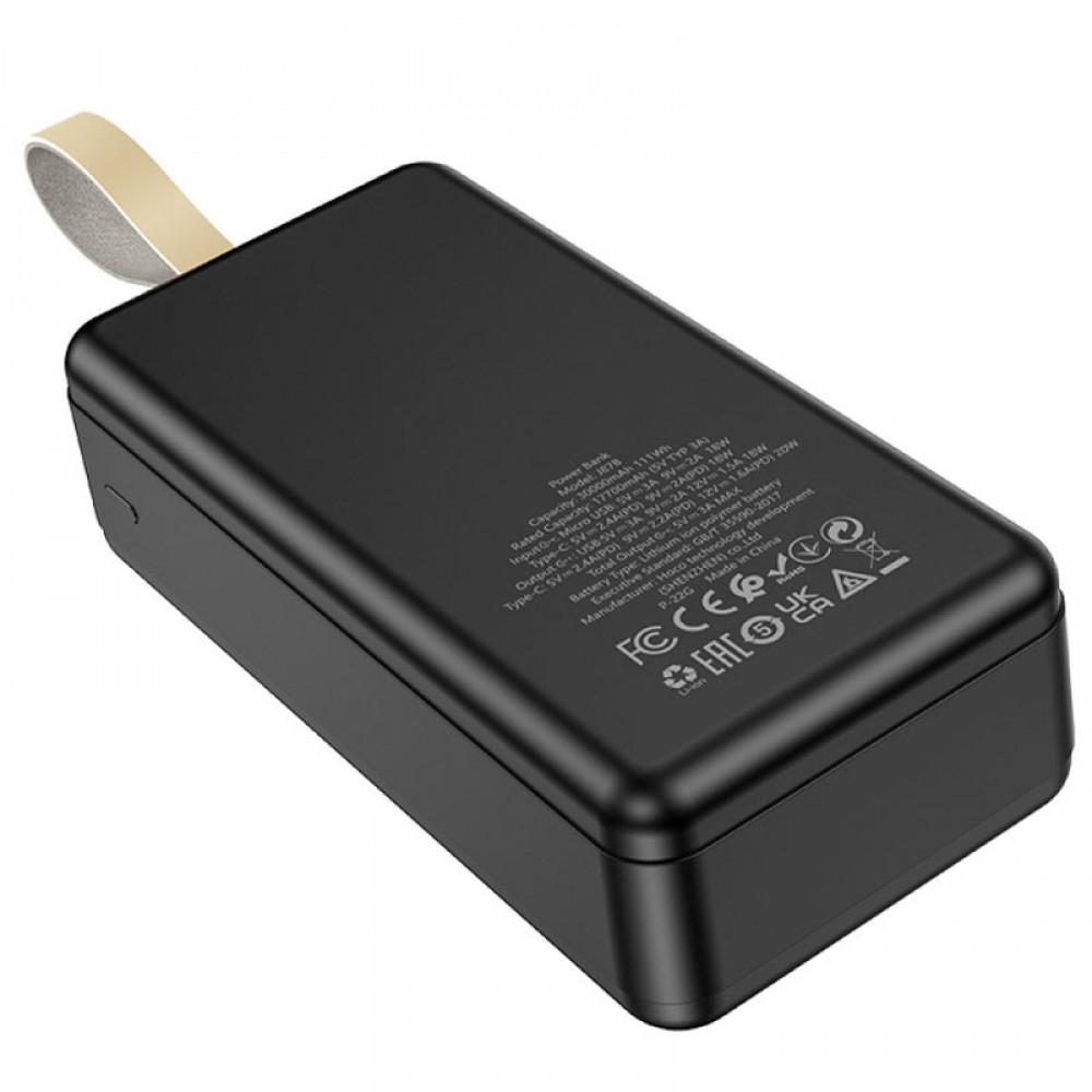 Портативний ЗП Power Bank Hoco J87B Tacker PD20W+QC3.0 30000 mAh Black