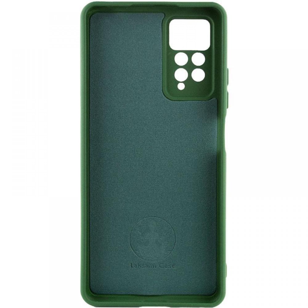 Чохол TPU GETMAN Liquid Silk Full Camera для Xiaomi Redmi Note 11 Pro 4G/5G / 12 Pro 4G Зелений / Dark green