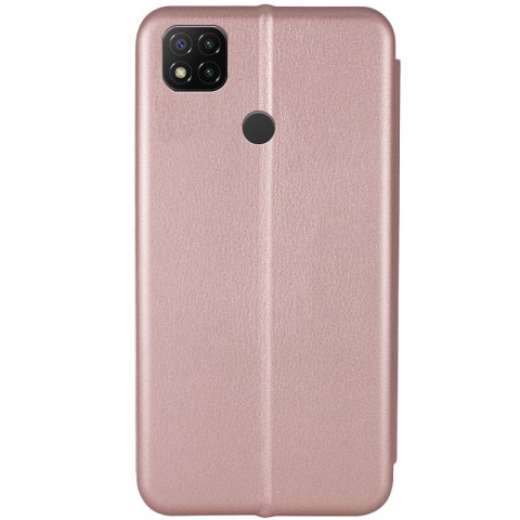 Шкіряний чохол-книжка Classy для Xiaomi Redmi 9C / 10A Rose Gold