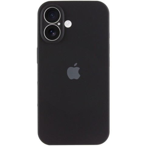 Чохол Silicone Case Full Camera Protective (AA) для Apple iPhone 17 (6.3") Чорний / Black