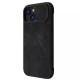 Шкіряний чохол-книжка Nillkin Qin Pro Camshield для Apple iPhone 15 (6.1") Чорний