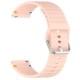 Силіконовий ремінець Wavy для Smart Watch 22mm Light Pink