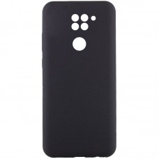 Чохол Silicone Cover Lakshmi Full Camera (AAA) для Xiaomi Redmi Note 9 / Redmi 10X Чорний / Black