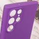 Чохол Silicone Cover Lakshmi Full Camera (A) для Samsung Galaxy S24 Ultra Фіолетовий / Purple