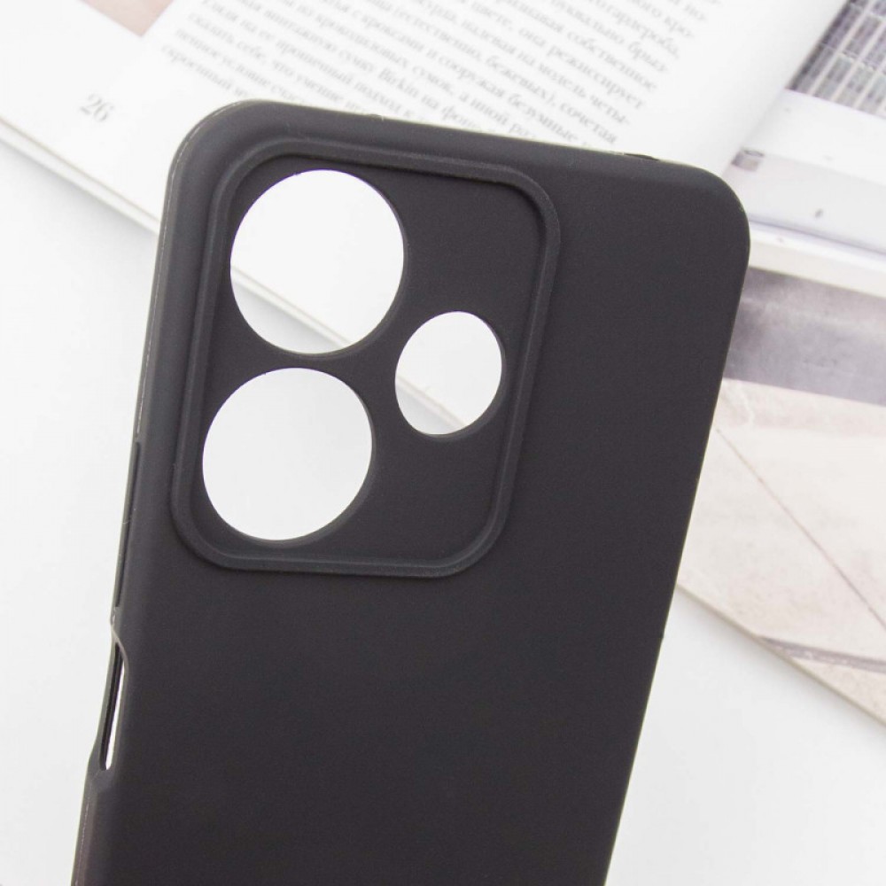 Чохол Silicone Cover Lakshmi Full Camera (AA) для Xiaomi Redmi 13 4G / Poco M6 4G Чорний / Black