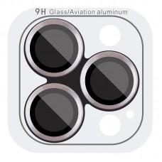 Захисне скло Metal Classic на камеру (в упак.) для Apple iPhone 15 Pro (6.1") / 15 Pro Max (6.7") Сірий / Titanium Gray