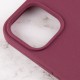 Чохол Silicone Case Full Protective (AA) для Apple iPhone 15 Pro Max (6.7") Бордовий / Plum