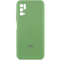 Чохол Silicone Cover Full Camera (AA) для Xiaomi Redmi Note 10 5G / Poco M3 Pro М'ятний / Mint