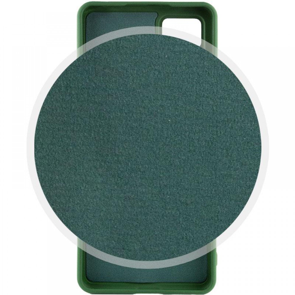 Чохол TPU GETMAN Liquid Silk Full Camera для Xiaomi Redmi Note 11 Pro 4G/5G / 12 Pro 4G Зелений / Dark green