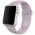Силіконовий ремінець для Apple watch 38mm/40mm/41mm Сірий / Lavender