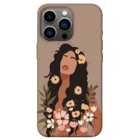 TPU чохол Demsky Девушка в цветах