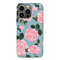 TPU чохол Demsky Розовый принт