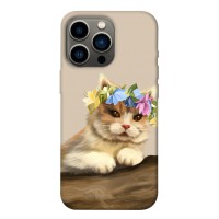TPU чохол Demsky Cat in flowers