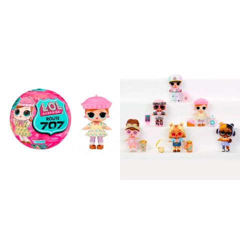 Ігровий набір з лялькою L.O.L. SURPRISE! ROUTE 707 W2 Легендарні красуні (В асортименті)
