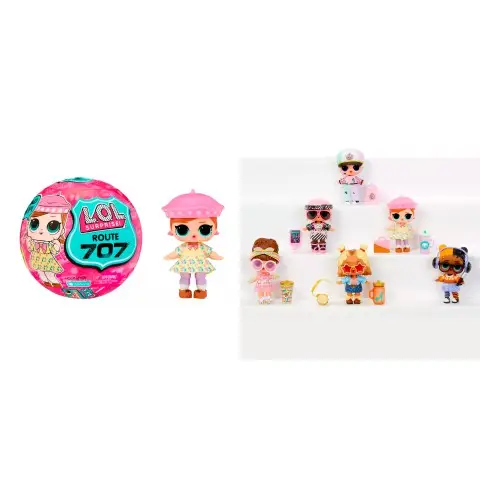 Ігровий набір з лялькою L.O.L. SURPRISE! ROUTE 707 W2 Легендарні красуні (В асортименті)