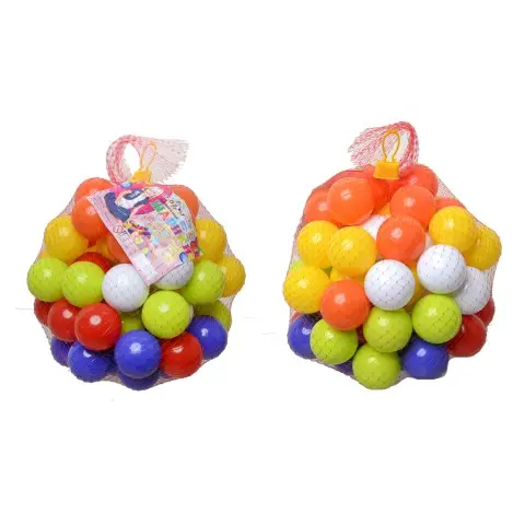 Набір м’яких різнокольорових кульок Kinderway, 60 шт., 02-413