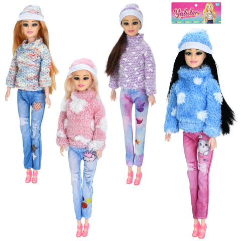 Лялька 29 см шарнірна (в асортименті) D164-E128