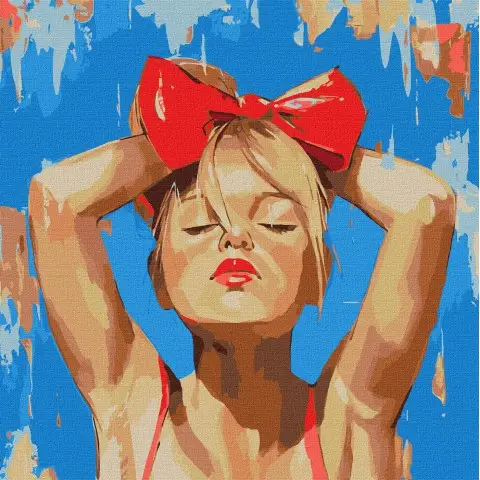 Набір для розпису по номерах Молодість назавжди, Ideyka, 50x50 см, КНО8568