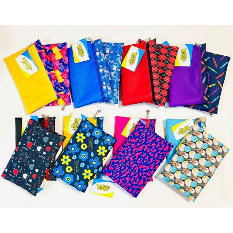 Пенал-косметичка, 20x13 см, сублімаційний друк, ТЕ14419 (В асортименті)