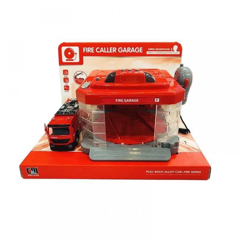 Ігровий набір "Автомийка" металопластикова машинка, підсвічування, парогенератор, звуки, рухливі елементи, мікрофон CLM-886