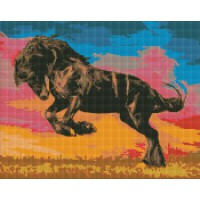 Набір з алмазною мозаїкою Величний мустанг AMO7354, 40x50 см