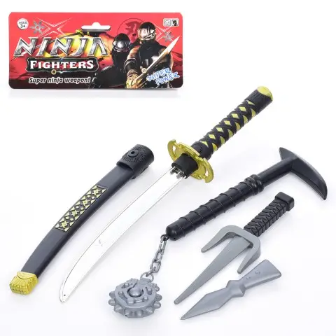 Набір зі зброєю меч 47 см кинджал 24 см булава дротик DS210-E3