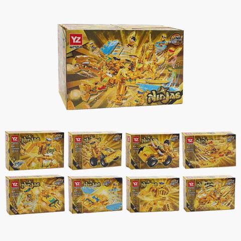 Конструктор герої ніндзя 8в1 від 45 деталей