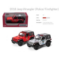 Модель джип JEEP WRANGLER 5'' KT5412WPR Police/Firefighter метал.інерц.відкр.дв.2в.кор./96/