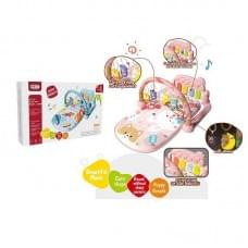 Килимок піаніно, мелодії, підсвічування, 5 підвісок, брязкальця, в кор. /24/