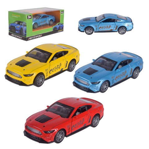 Металева автомодель Автопром Cobra 1:32, відкриваються двері