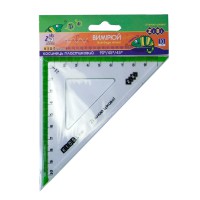 Косинець, 100 мм, з салатовою смужкою, блістер, 12 шт. в упаковці