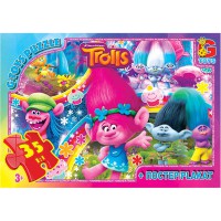 Пазли G-Toys Тролі, 35 елементів, TR0077