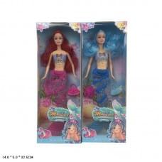 Лялька 29см YY2088D русалка з аксес.муз.світ.2в.кор.32,5*5*14 /144/