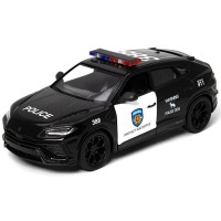 Металевий інерційний джип Lamborghini Urus-Performante Police 5", відкриваються двері
