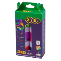 Фарби акрилові, 6 кольорів, 10 мл, Неон, ZB.6661