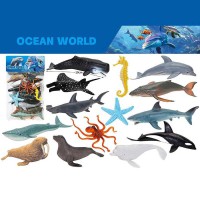 Набір фігурок тварин Океан, 14 морських мешканців, 000-121F