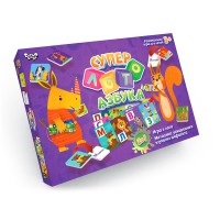Настільна розважальна гра Суперлото, Абетка (російською), Danko Toys
