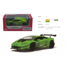 Модель легкова 5" kt5389w lamborghini huracan-lp620-2 super trofeo