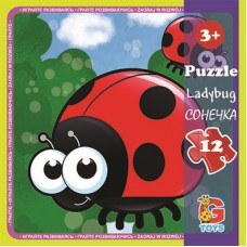 Пазли тм "g-toys" із серії "комахи", 12 ел. (LI01)