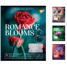 Зошити а5/36 лінія yes romance blooms, зошит для записів 15 шт.(в упаковці) 766432