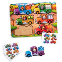 Гра з картками Тварини на вантажівках Літо Ubee ПСД216