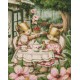 Набір з алмазною мозаїкою Чаювання подружок AMO7593, 40x50 см