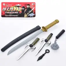 Набір зі зброєю меч 56 см кинджали булава дротик DS210-B6