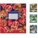 Зошити учнівські 60 аркушів клітинка 1В Floral series, зошит для записів 10 шт. в упаковці 766464